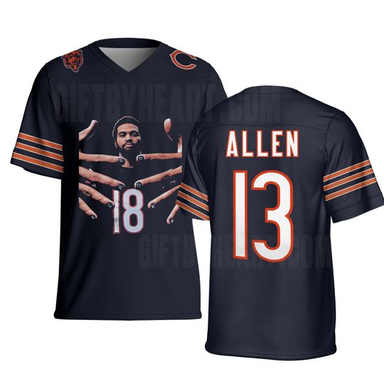 Caleb Williams 90s Syles Football Jersey, Caleb Williams Meme Football Jersey