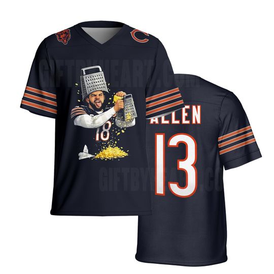 Discover Caleb Williams Cheese Grater Football Jersey ,Caleb Williams Meme Football Jersey