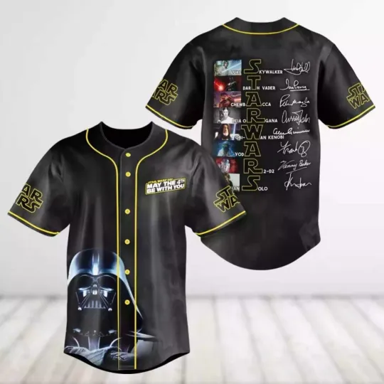 Discover Darth Vader Galaxy's Edge May The 4th Be With You 3D Baseball Jersey Shirt