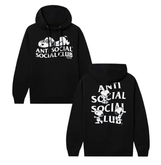 Discover Anti Soociial Clubb x Peanuts Feeling Funny Hoodie