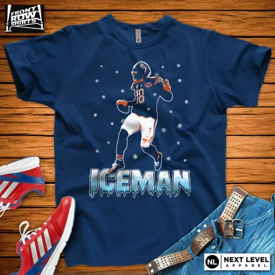 Chicago Football Caleb Williams Iceman T-Shirt
