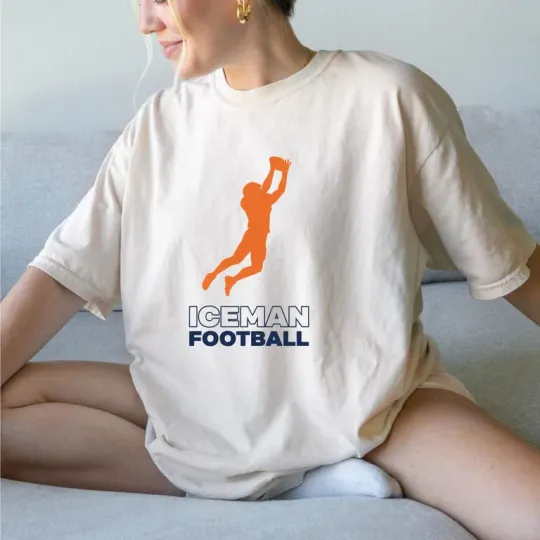 Discover Chicago Football Shirt, Jumpman Caleb Williams Ice Man Football Tee