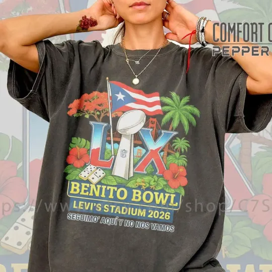 Discover Graphic T-Shirt, Football Fan Tee, Benito Bowl Design