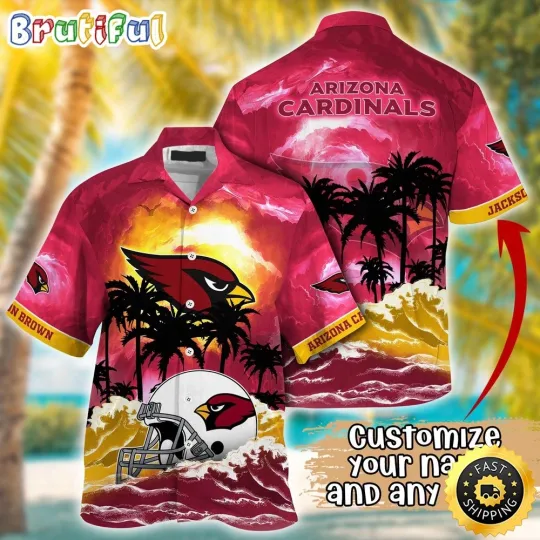 Discover Personalized Arizonna Football Hawaiian Shirt Logo Aloha Shirt For Fans