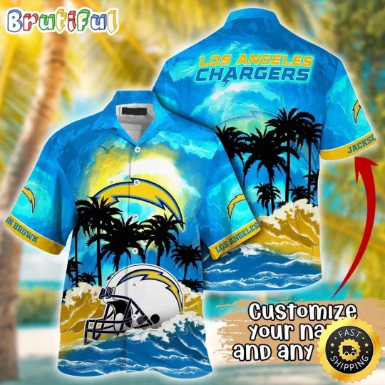Discover Personalized Los Angeles Football Hawaiian Shirt Logo Aloha Shirt For Fans