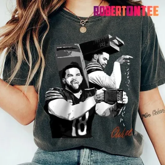 Caleb Williams Funny Football Vintage T-Shirt