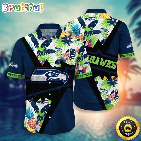 Discover football Seattle Hawaiian Shirt Flower Island Inspired Shirt