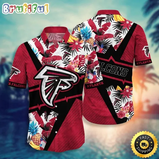 Discover football Atlanta Hawaiian Shirt Flower Island Inspired Shirt