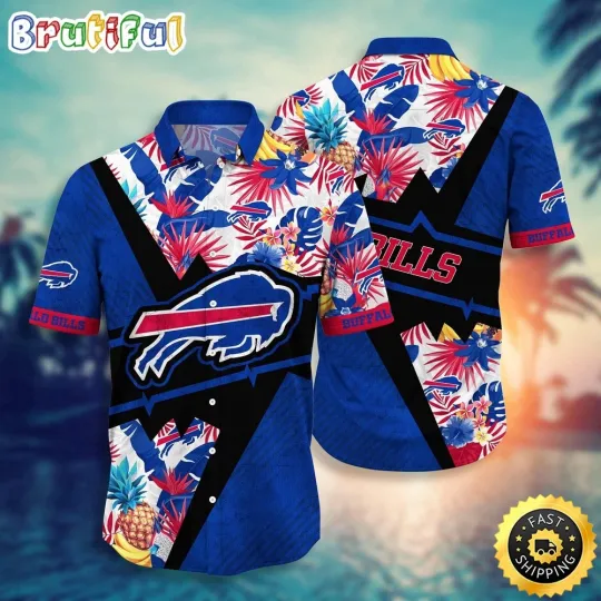 Discover football Buffalo Hawaiian Shirt Flower Island Inspired Shirt