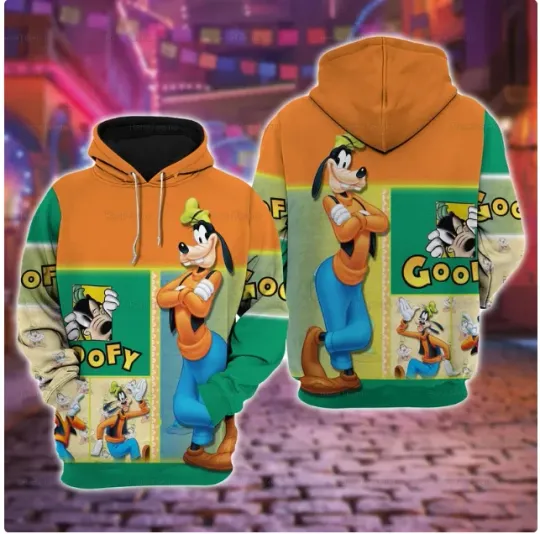 Discover Goofy Dog 3D Hoodie