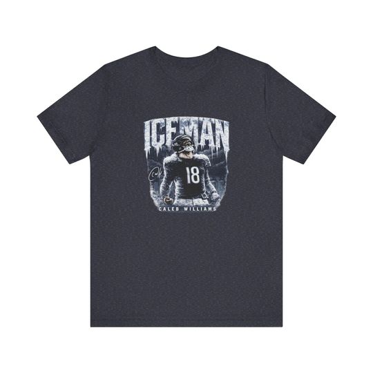 Caleb Williams Iceman Shirt Chicago Football Fan Gift Playoff Game Day Tee Chicago Football Apparel