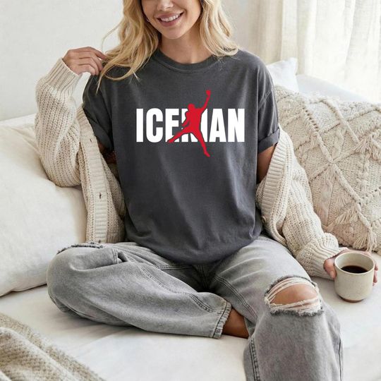 Discover Ca.leb 18 T-Shirt - Ice Man Chicago Football Sweatshirt - Hoodie - Comfort Color, Chicago Football Fan Gift