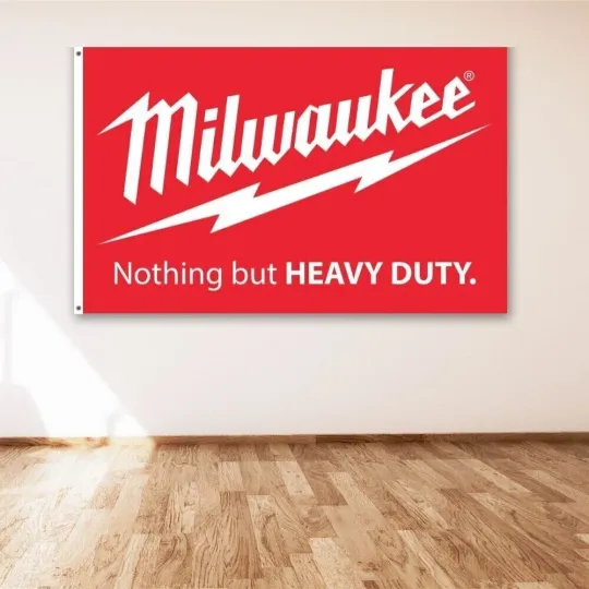 Discover Heavy Duty Tools Garage Wall Banner House Flag for Man Cave and Home Decor