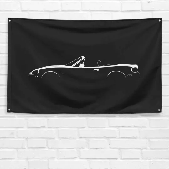 Discover Mazda MX-5 Miata NB 1998-2005 Flag Banner Decorative House Flag