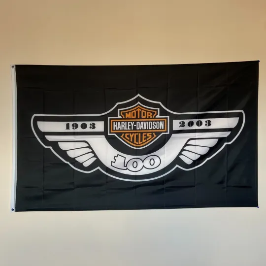 Haarleyy Davidson Motorcycle House Flag Banner Garage Sign
