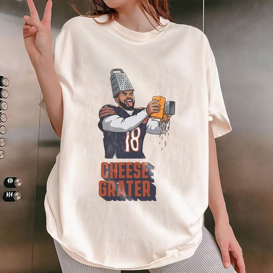 Chicago Football Cheese Grater Caleb The Grate ICEMAN Shirt, Game Day Football Graphic Tee, Caleb Williams ICEMAN vintage Tshirt