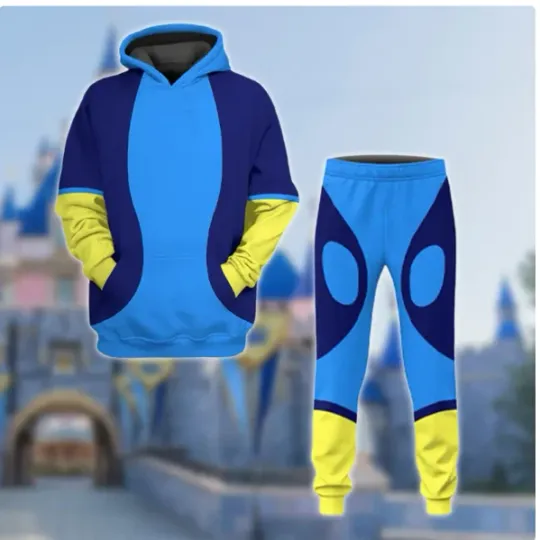 Finding Nemo 3D Cosplay Hoodie and Joggers Set for Kids, Halloween and Christmas Gift