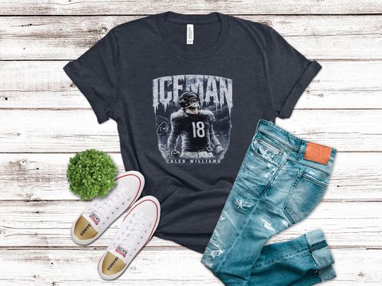 Caleb Williams Iceman Shirt Chicago Football Fan Gift Playoff Game Day Tee Chicago Football Apparel