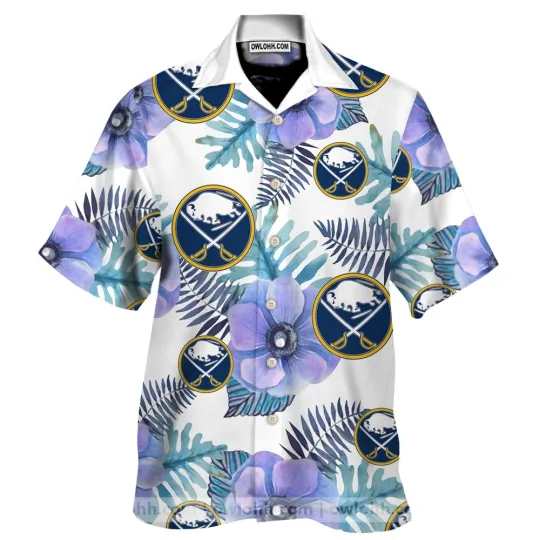 Discover Buffalo Sabres Hockey Floral Hawaiian Shirt_dw2_68