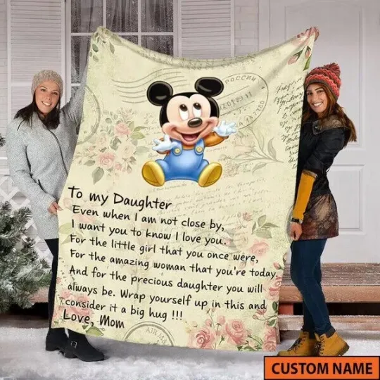 Discover To My Daughter Blanket, Gift for Kids