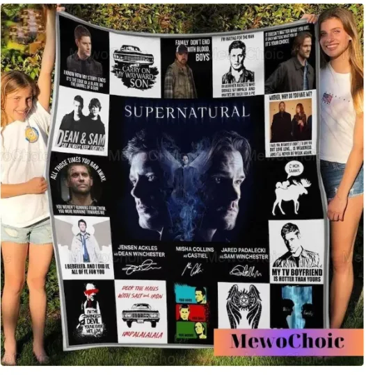 Discover Dean Winchester Blanket, Gift for Kids