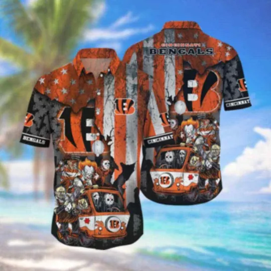 Discover Cincinnati Bengals Hawaiian Shirts Style Hot Trendin12