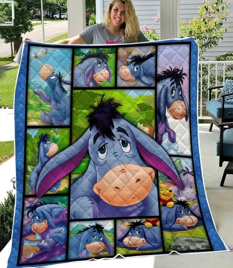 Discover Eeyore Moods Emotion Of Eeyore Winnie The Pooh Animated Character Quilt