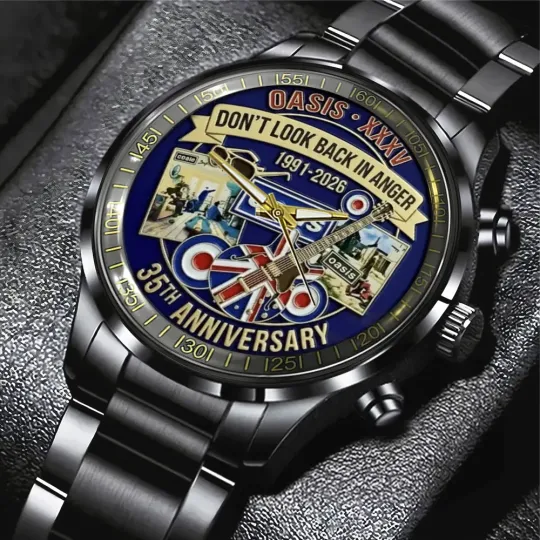 Discover Oasis Black Stainless Steel Watch