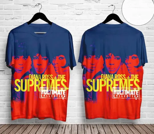 Discover Diana Ross And The Supremes The Ultimate Collection Album Cover AOP 3D T-Shirt