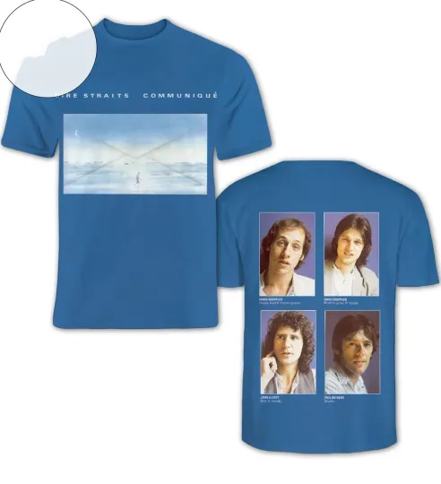 Discover Dire Straits Communiqué Album Cover 3D T-Shirt