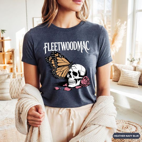 Fleetwood Mac Shirt, Vintage Band Tee, Rock Music T-Shirt, Retro Music Gift, Fan Concert Tee