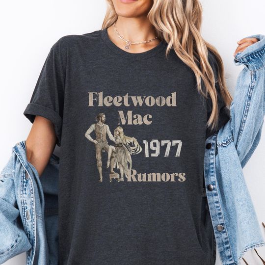 Fleetwood Mac Rumors Shirt, Vintage  Music Tee, Music Fan Gift