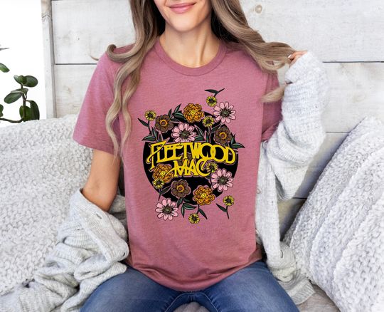 Fleetwood Mac Shirt, Music Band Tee, Gift For Music Lover, Rock Shirt, Funny Music T-Shirt