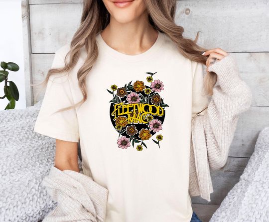 Fleetwood Mac Shirt, Music Band Tee, Gift For Music Lover, Rock Shirt, Funny Music T-Shirt