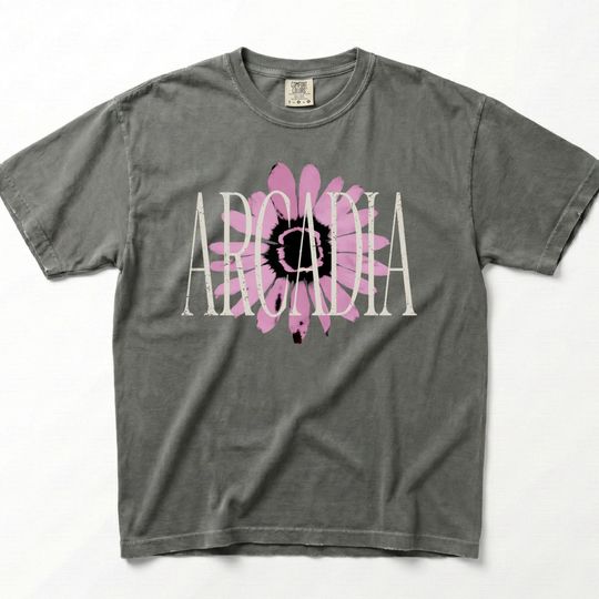 Discover Dark Botanical Gothic Arcadia Shirt, Grunge Graphic Tee, Unisex Fashion Rock Clothing