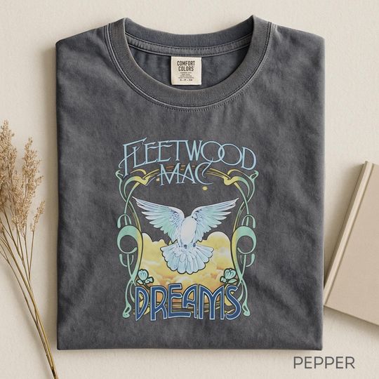 Discover Comfort ColorsFleetwood Mac Graphic T-shirt, Retro Rock Music Tee