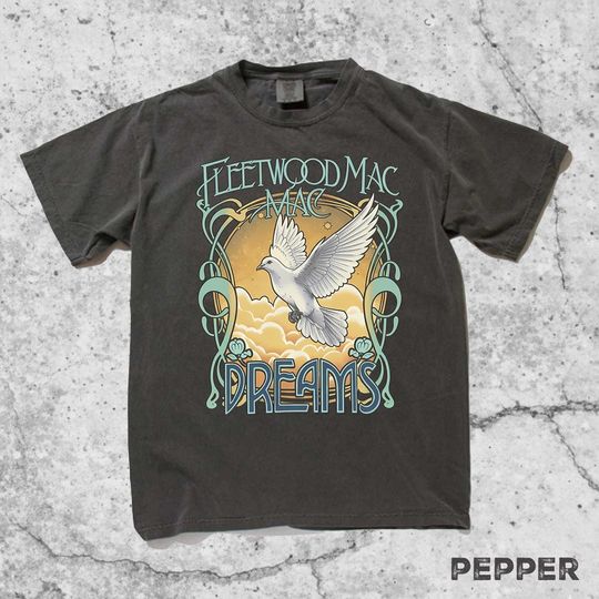 Fleetwood Mac Graphic T-Shirt, Retro Rock Music Tee, Vintage Band Style