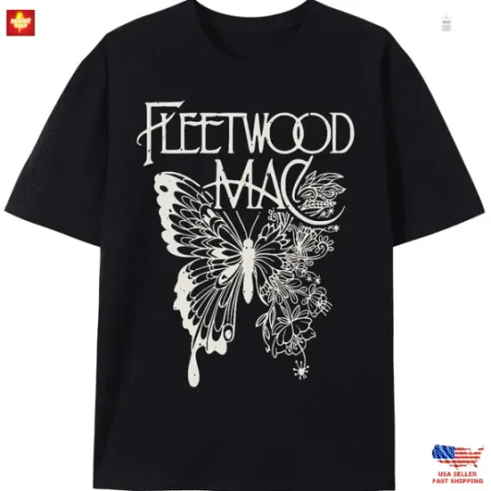 Vintage Fleetwood Mac T-Shirt Retro Rock Band Shirt