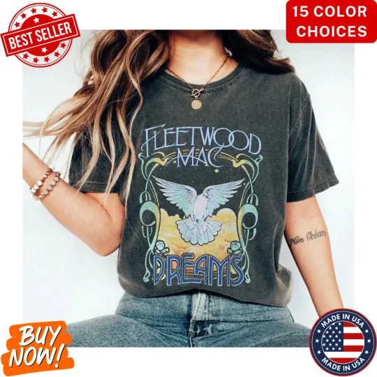 Fleetwood Mac Inspired T-Shirt, Stevie Nicks Tribute Rock &amp