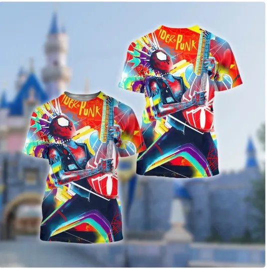 Discover Spider Man Across the Spider Verse 3D T-Shirt