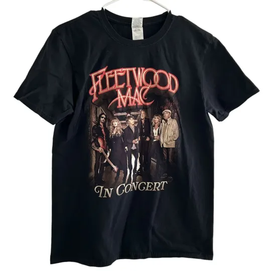 Fleetwood Mac In Concert Tour Black T-Shirt