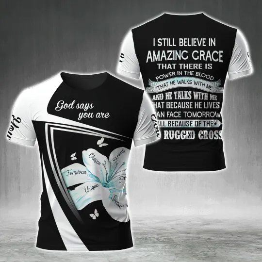 Discover Personalized Name Save My Life Christian Gift AOP Shirt 3D All Over Print S-5XL