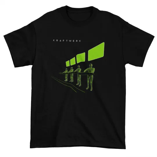 Discover Kraftwerk Remixes T Shirt - Krautrock Electronica Synth Pop Autobahn