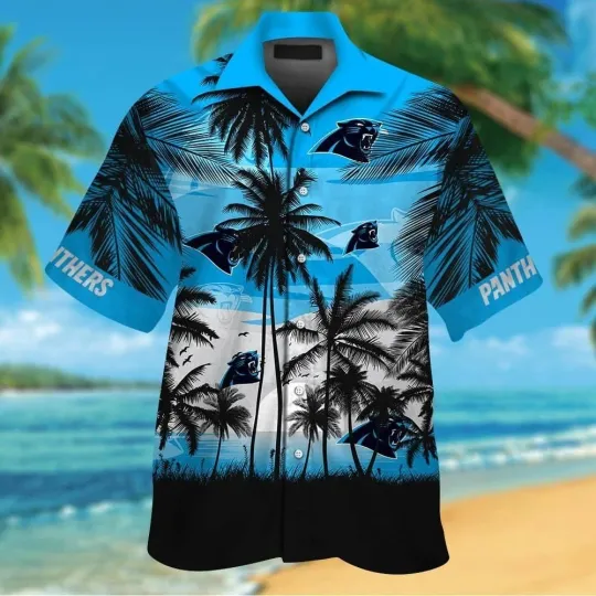 Discover Carolina Short Sleeve Button Up Tropical Shirt Hawaiian Shirt