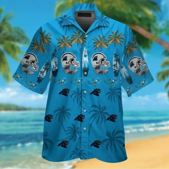 Discover Carolina Short Sleeve Button Up Tropical Hawaiian Shirt VER024