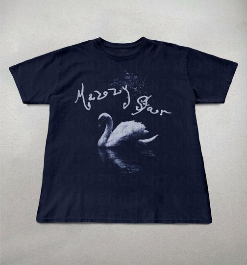 Discover Mazzy Star Swan Graphic T-Shirt, 90s Band Tee, Unisex Alt Band Shirt, Among My Swan Tee