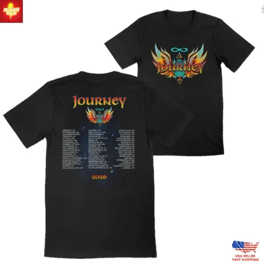 Discover Trending Journey Band Final Frontier Tour 2026 Schedule Tour Dates Unisex shirt