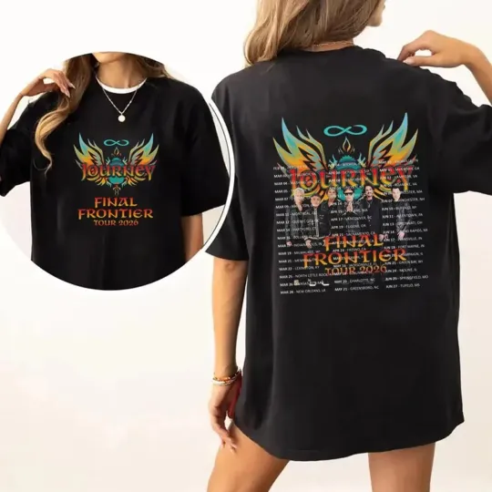 Discover Journey Band , Final Frontier Tour 2026 Unisex T-shirt