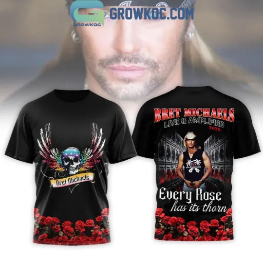 Discover Bret Michael Every Rose Has Uts Thorn 3D T-Shirt