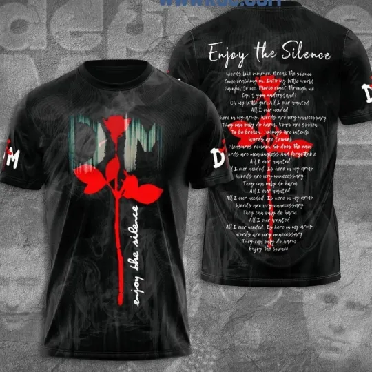 Discover Depeche Mode Band Album Cover Concert 3D Shirt